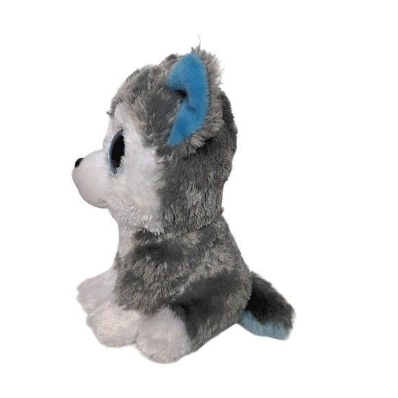 Ty Beanie Boos Slush Husky Puppy Dog Gray White Plush Stuffed Animal 2017 6.5" - Picture 4 of 6